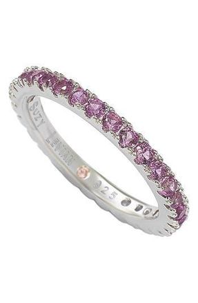 Suzy Levian Pink CZ Eternity Band Ring at Nordstrom Rack, Size 5.5