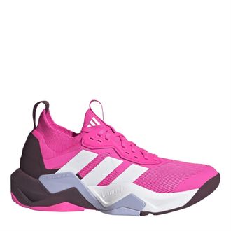 adidas Womens Rapidmove Adv Ld99 in Lucid Pink - Green - Size UK 5