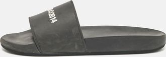 Axel Arigato Black Rubber Pool Slides