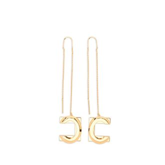 Elisabetta Franchi Logo-drop Earrings