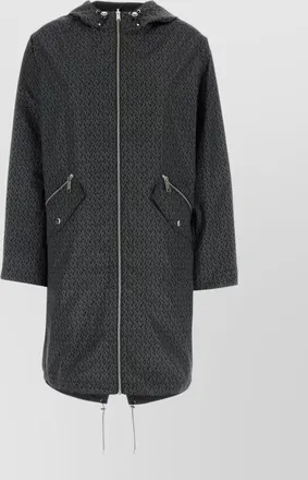 Michael Kors printed parka coat