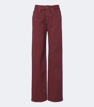 Brunello Cucinelli Monili mid-rise straight jeans