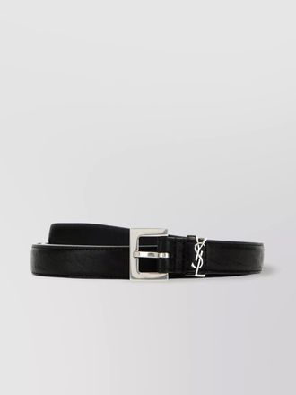 Saint Laurent grained lamb leather belt