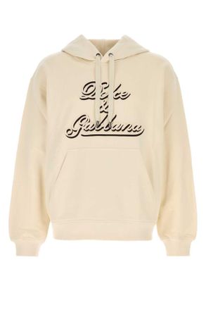 Dolce & Gabbana Cr&egrave;me Katoenen Sweatshirt