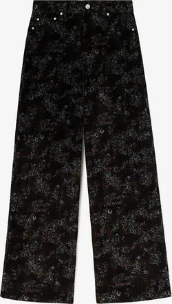 Ganni Winter Moss Marri Jeans in Printed Denim - Size 24W/33L Recycled Cotton
