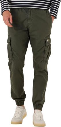 Tommy Jeans Broeken, Heren, Groen, W32 L32, Katoen, Heren Broeken Tjm Scanton Cargo Jogger