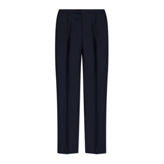 Etro Etro, Suit Trousers, male, Blue, Size: XL Wool Pleated Trousers