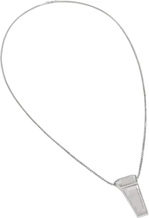 Rick Owens Collar con dije Crystal Trunk - Accessories - Mujer - Gris - ONE SIZE