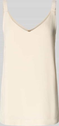 Soyaconcept Tr&auml;gertop aus Viskose mit V-Ausschnitt Modell RADIA in Beige, Gr&ouml;&szlig;e S