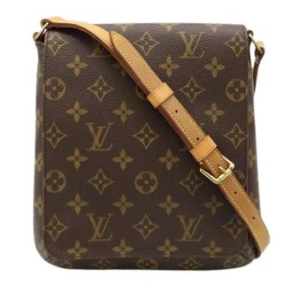 Louis Vuitton Pre-owned Cross Body Bags, female, Brown, Size: ONE SIZE Pre-owned Vintage Canvas Cross Body Bag