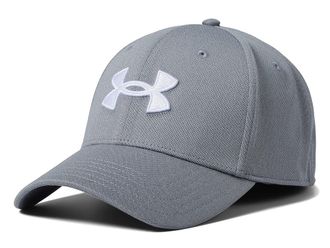 Under Armour Blitzing Mens Hat Caps Steel/White : XL-2XL, Polyester