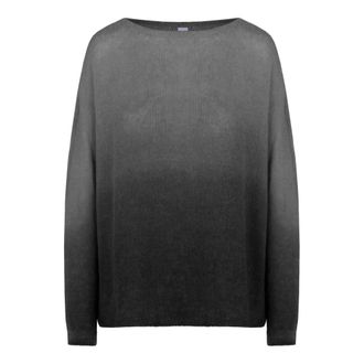 Bomboogie Maglione Oversize Senza Cuciture in Misto Alpaca - - Knitwear - Donna - Verde - M