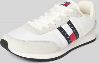 Tommy Jeans Low Top Sneaker mit Label-Pr&auml;gung Modell CLASSIC RUNNER in Ecru, Gr&ouml;&szlig;e 40