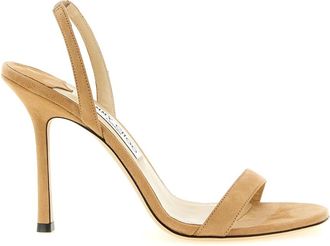 Jimmy Choo London Jenn Sandals - female - Jimmy Choo - High Heel Sandals - Beige - 2 1/2 UK - Shoes
