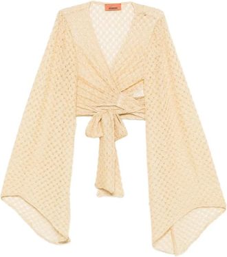 Missoni Tie-front Crop Top