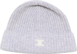 Celine Pre-owned Cappello in maglia - - Pre-owned - Donna - Grigio - ONE SIZE