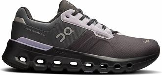 On Womens Cloudrunner 2 Waterproof Running Shoes In Iron Nimbus