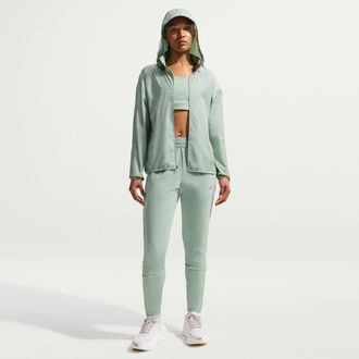 Nike Womens Swift Dri-FIT Mid-Rise Running Pants in Green | HV6088-006