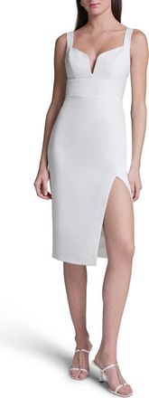 BCBGeneration Creoe Scuba Midi Dress in Whisper White at Nordstrom Rack, Size 14
