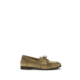 Bally Beige Buffalo Leather Slip-On Mens Loafers