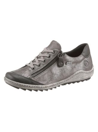 Remonte Schn&uuml;rschuh REMONTE, Damen, Gr. 37, grau, Lederimitat, Schuhe Schn&uuml;rschuh