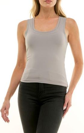 Socialite Double Layer Tank in Dusty Blue at Nordstrom Rack, Size X-Large