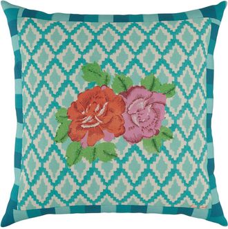 Lisa Corti Federe 60x60 Hima Big Flw Turquoise
