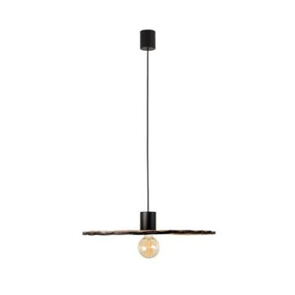 Netlighting Costas Matt Black Rattan Pendant Lamp &Oslash;600