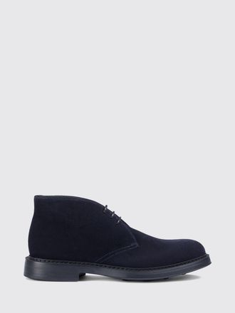 Doucal's Suede Leather Chukka Boots with Rubber Sole