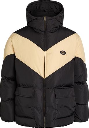 Valentino Garavani Padded Colour-blocked Shell Jacket - Black - 52 (IT52 / XL)