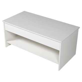 Happy Garden Mesa Baja Con Tapa Elevable Blanca Hedda