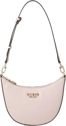 Guess Roze Eco Leren Handtas met Gouden Details - Dames - Schoudertassen - Roze - ONE Size - Leer - Tassen