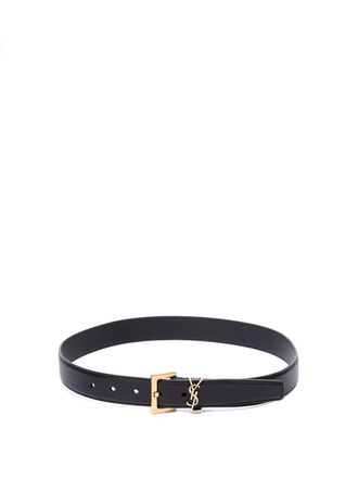 Saint Laurent Cassandre Belt With Square Buckle
