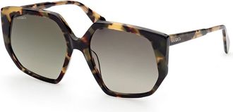 Max & Co. MO0032 55P Womens Sunglasses Tortoiseshell Size 58