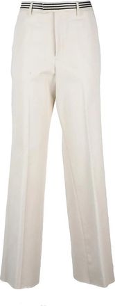 Seafarer Wide Leg Trousers - White