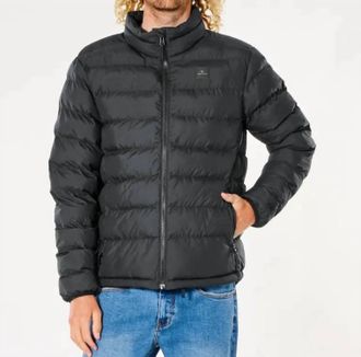 Rip Curl Anti Series Elite Puffer Jacket In Black