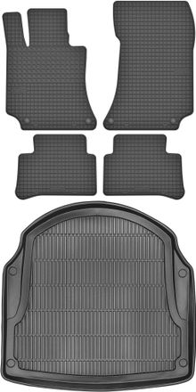 OEM Juego De Alfombrillas De Goma Para Coche Y Alfombrilla Para Maletero Para Mercedes Clase E Iv W212 Sed&aacute;n/limusina (2009-2016)