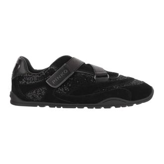 Pinko Pinko, Schoenen, Dames, Zwart, 39 EU, Leer, Yulia 03 Sneakers