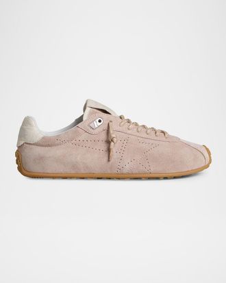Golden Goose Marathon Speed Suede Low-Top Sneakers