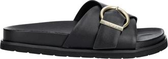GANT Mardale Slide - Dames - Sandalen - Zwart - 40 EU - Leer - Schoenen