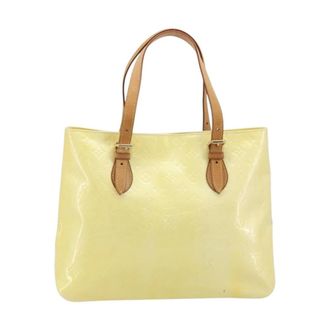Louis Vuitton Pre-owned Tote Bags, female, Yellow, Size: ONE SIZE Pre-owned Vintage Monogram Vernis Tote Bag