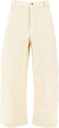 STUDIO NICHOLSON Paolo Corduroy Broek - Dames - Broeken - Beige - Maat: S Corduroy