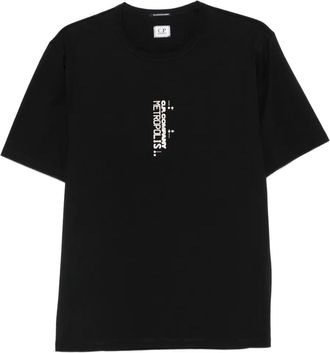 C.P. Company T-shirt con grafica - Nero