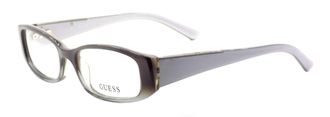 Guess Womens 52Mm Rectangular Eyeglass In Gray