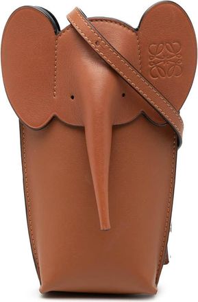 Loewe Pre-owned Loewe Leather Elephant Pocket Crossbody Ladies V8ZT4ZPM7C4EY0OM