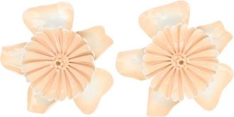 Chlo&eacute; Pink Bloom Stud Earrings