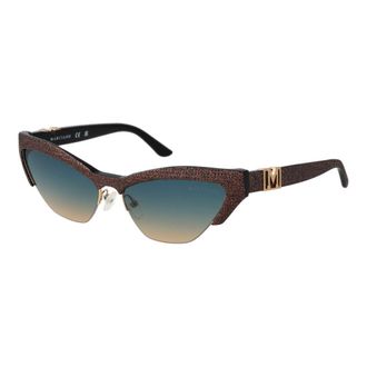 Guess Marciano by Guess Zwarte Acetaat Zonnebril