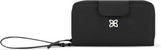 Sherpani Tulum Nylon Large Zip Around Wallet with RFID Protection in Raven at Nordstrom