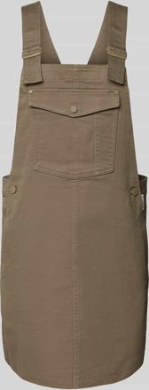 Marc O'Polo Denim Marc OPolo Denim Latzkleid mit Brustpattentasche in Oliv, Gr&ouml;&szlig;e XS