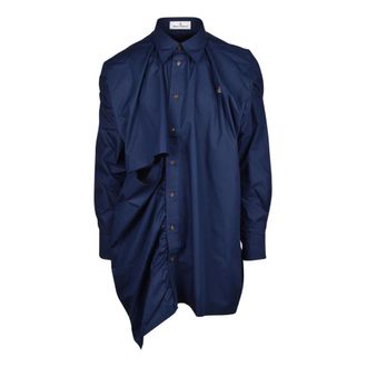Vivienne Westwood Heren, Overhemden, Blauw, Maat: XS Katoen